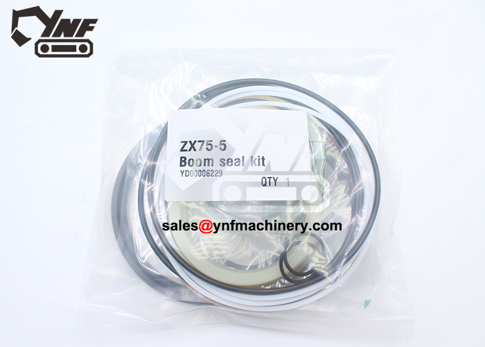 YD00006229 Hitachi Excavator මාදිලිය ZX75-5 කැණීම් කොටස් සඳහා Boom Cylinder Seal Kit (5)